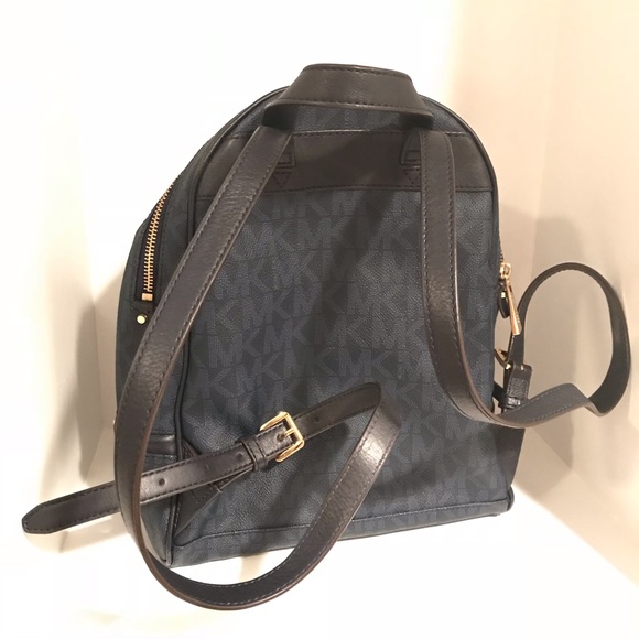 Michael Kors Signature Rhea Backpack, Navy - Picture 2 of 8